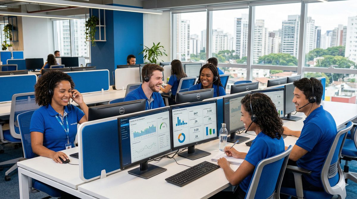 Equipe Efetiva Call Soluções em atendimento